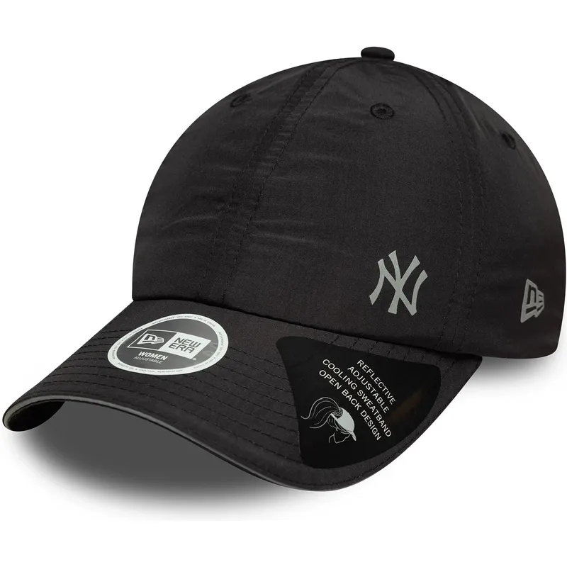 cap-islenkta-black-adjustable-strap-open-back-flawless-new-york-yankees-mlb-new-era