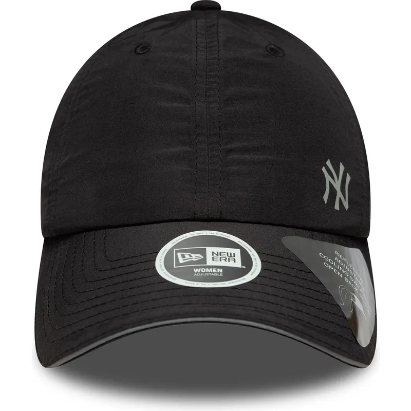 kepure-islenkta-juoda-reguliuojamas-open-back-flawless-new-york-yankees-mlb-new-era