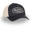 czarna-i-bezowa-regulowana-czapka-trucker-lof-b31-marki-von-dutch