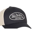 czarna-i-bezowa-regulowana-czapka-trucker-lof-b31-marki-von-dutch