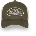 czapka-trucker-zielono-bezowa-regulowana-lof-b32-od-von-dutch