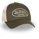 czapka-trucker-zielono-bezowa-regulowana-lof-b32-od-von-dutch