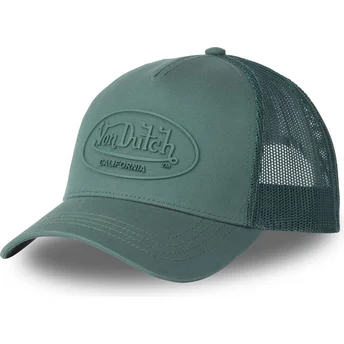 Zielona czapka trucker LOG15 od Von Dutch