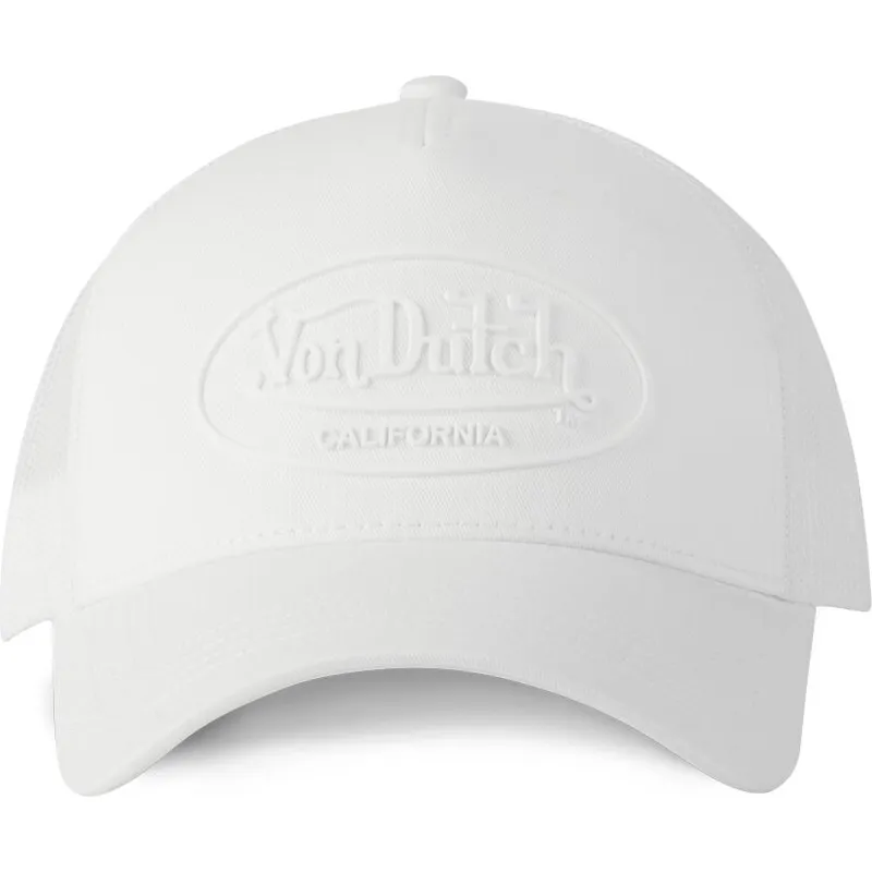 kepure-islenkta-balta-snapback-log17-von-dutch