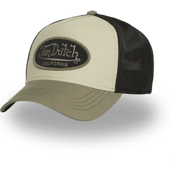 Zielona czapka trucker POLY08 od Von Dutch