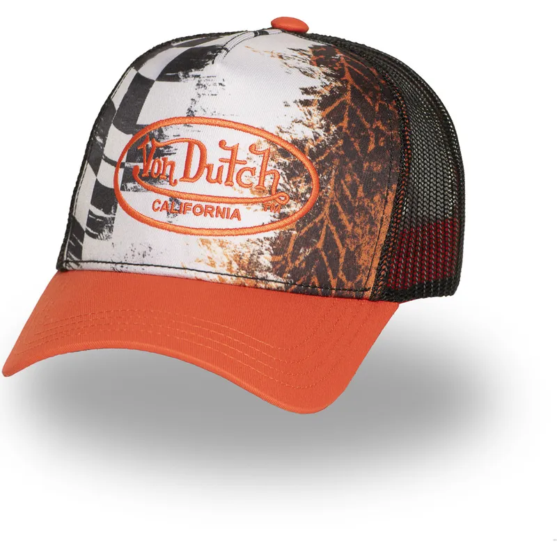 kepure-islenkta-oranzine-snapback-subl10-von-dutch