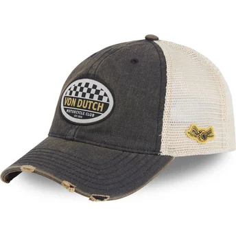 Gorra trucker gris y blanca MAC08 de Von Dutch