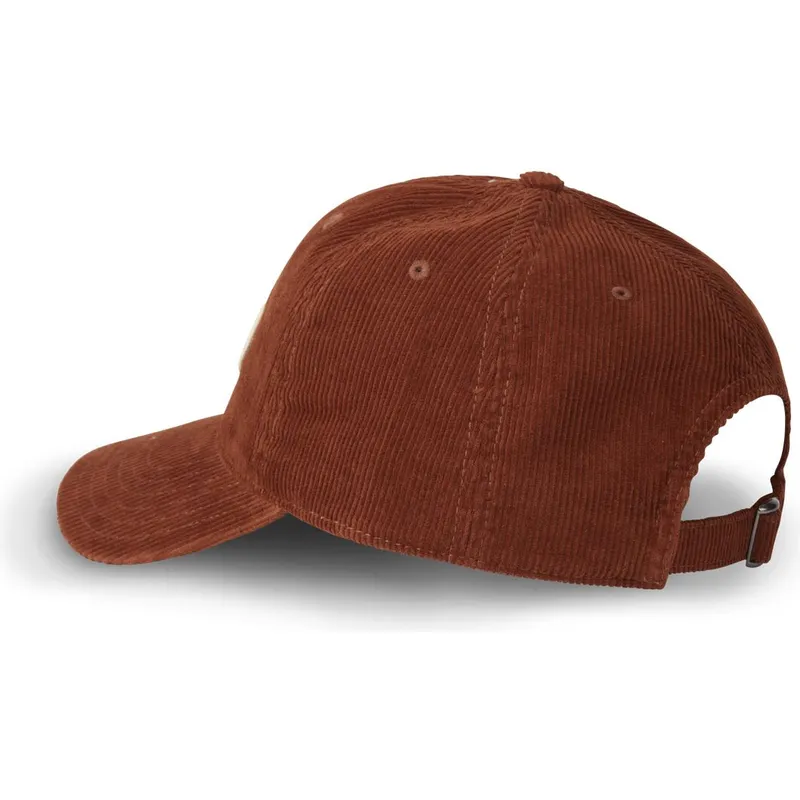 kepure-islenkta-ruda-reguliuojamas-log06-von-dutch