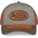 czapka-trucker-szara-i-brazowa-shield01-od-von-dutch