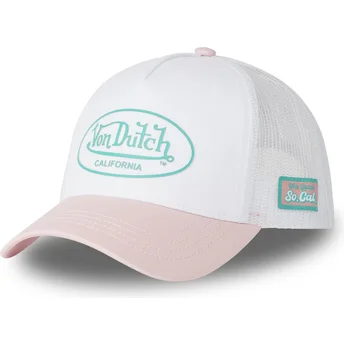 Cap išlenkta pink snapback Von Dutch