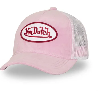 Cap išlenkta pink snapback Von Dutch