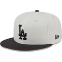 bezowo-czarna-dopasowana-czapka-z-daszkiem-59fifty-clr-dvlp-los-angeles-dodgers-mlb-new-era