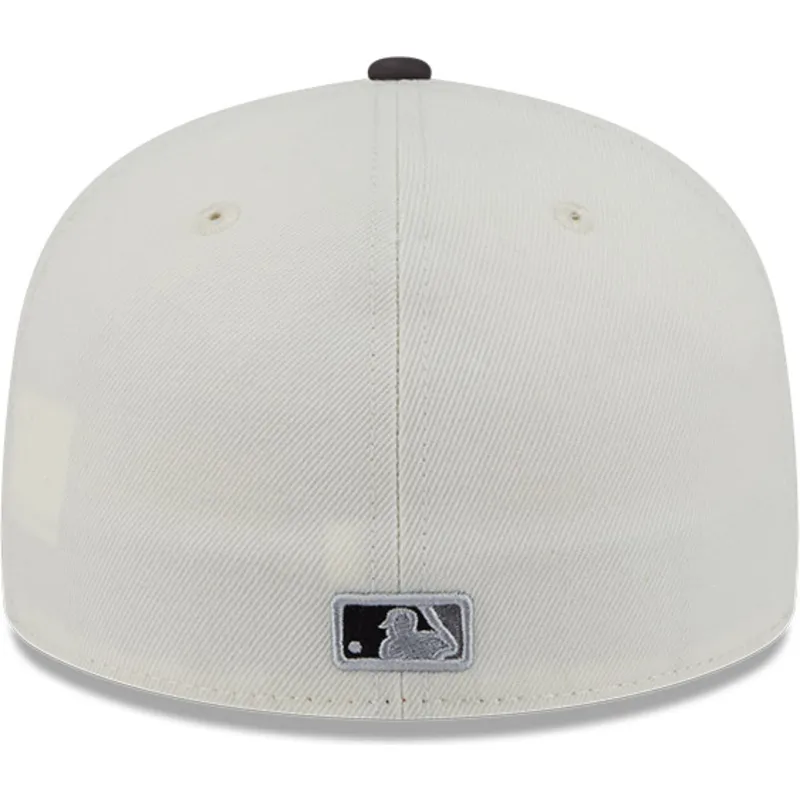 bezowo-czarna-dopasowana-czapka-z-daszkiem-59fifty-clr-dvlp-los-angeles-dodgers-mlb-new-era