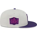gorra-plana-beige-y-violeta-ajustada-59fifty-clr-dvlp-de-los-angeles-dodgers-mlb-de-new-era