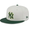 plaska-czapka-bezowo-zielona-dopasowana-59fifty-clr-dvlp-new-york-yankees-mlb-new-era