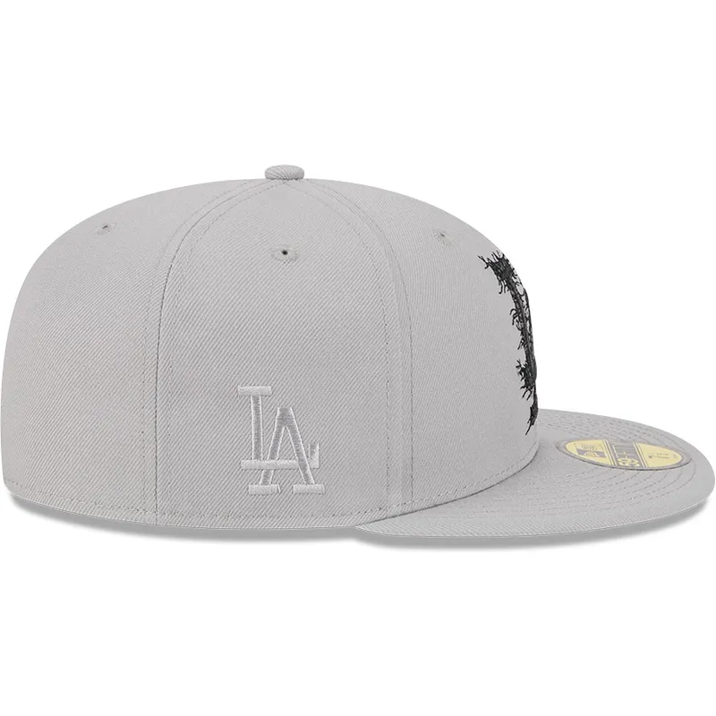 kepure-plokscia-pilka-priglundanti-59fifty-cracked-los-angeles-dodgers-mlb-new-era