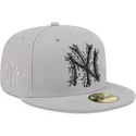 szara-dopasowana-czapka-z-daszkiem-59fifty-cracked-new-york-yankees-mlb-new-era