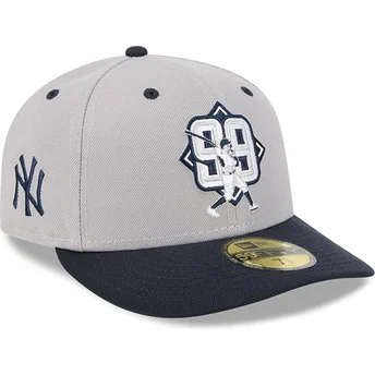 Szara i granatowa zakrzywiona czapka dopasowana 59FIFTY Player Aaron Judge z New York Yankees MLB od New Era