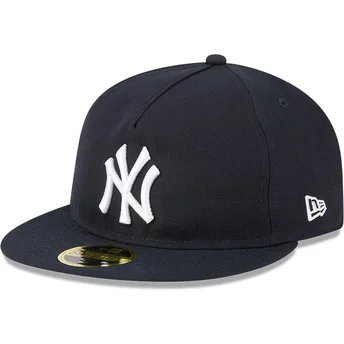 Kepurė plokščia tamsiai mėlyna priglundanti 59FIFTY Retro Crown A Frame Easy New York Yankees MLB New Era