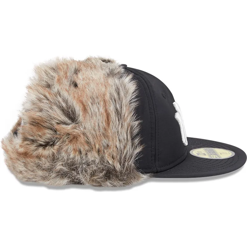 kepure-plokscia-juoda-priglundanti-59fifty-winter-dog-ear-new-york-yankees-mlb-new-era