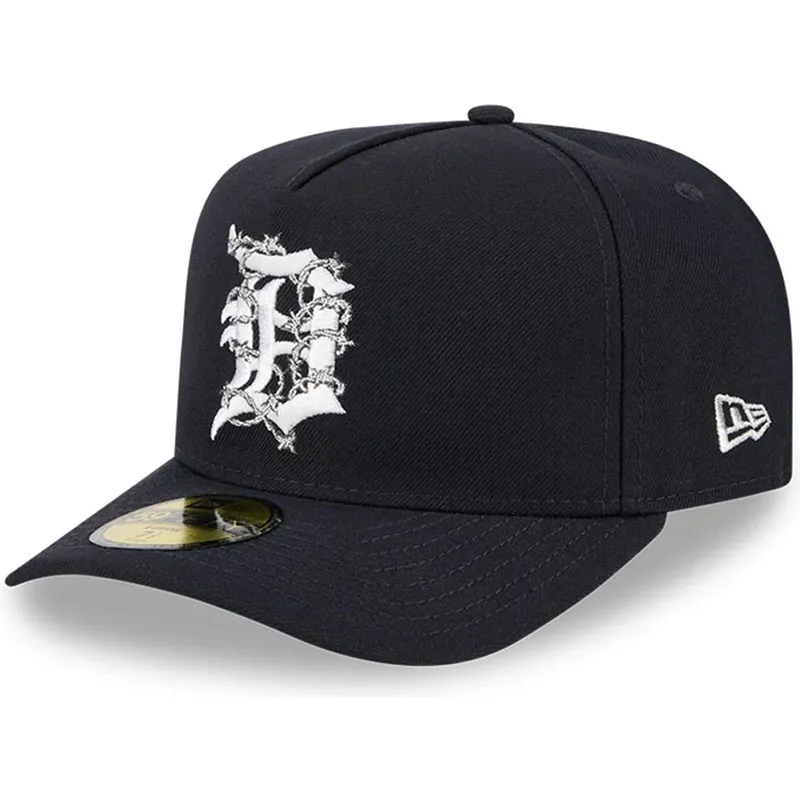granatowa-zakrzywiona-czapka-dopasowana-59fifty-a-frame-wired-detroit-tigers-mlb-new-era