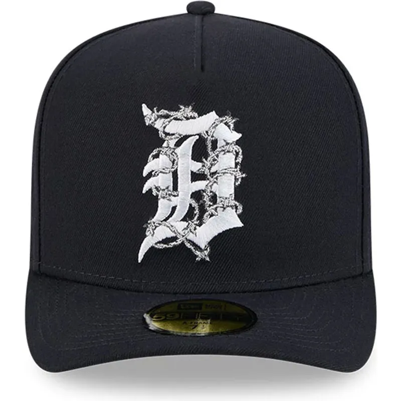 granatowa-zakrzywiona-czapka-dopasowana-59fifty-a-frame-wired-detroit-tigers-mlb-new-era