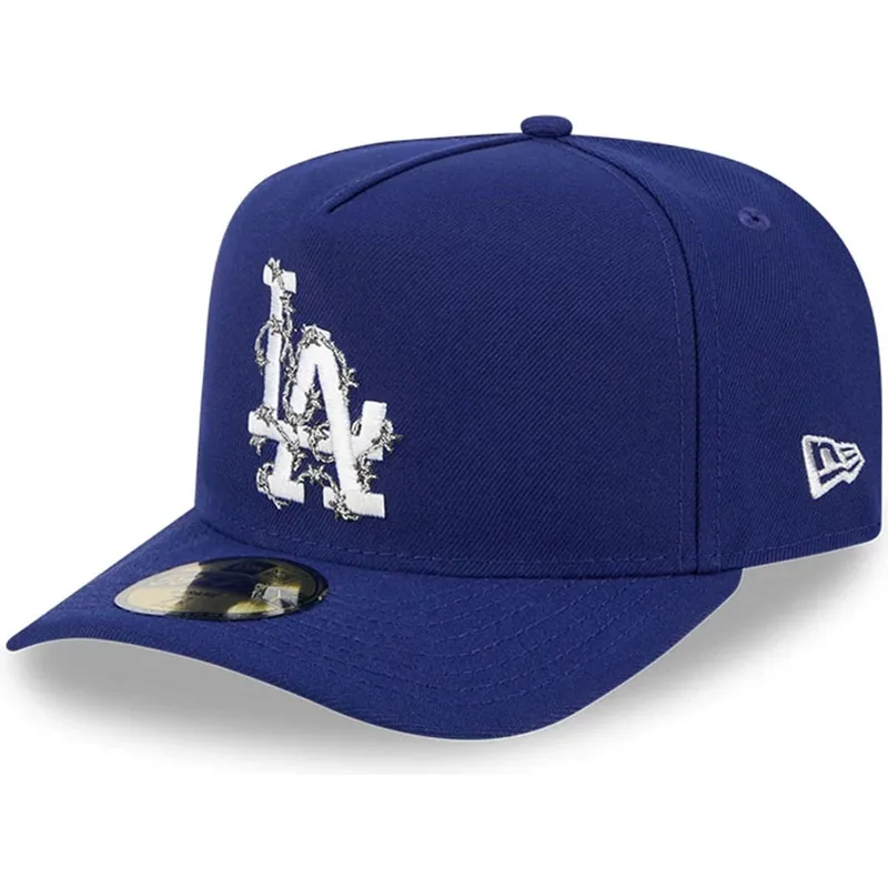 niebieska-dopasowana-czapka-z-zakrzywionym-daszkiem-59fifty-a-frame-wired-los-angeles-dodgers-mlb-new-era