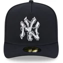 kepure-islenkta-tamsiai-melyna-priglundanti-59fifty-a-frame-wired-new-york-yankees-mlb-new-era