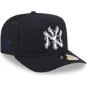 kepure-islenkta-tamsiai-melyna-priglundanti-59fifty-a-frame-wired-new-york-yankees-mlb-new-era