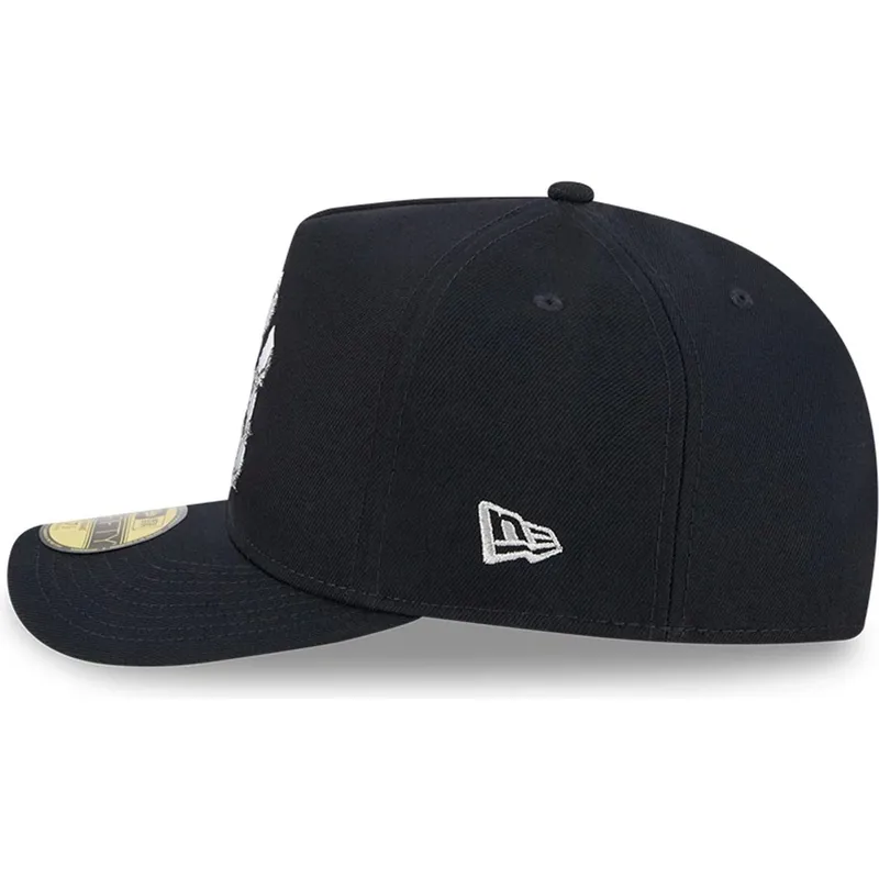 kepure-islenkta-tamsiai-melyna-priglundanti-59fifty-a-frame-wired-new-york-yankees-mlb-new-era