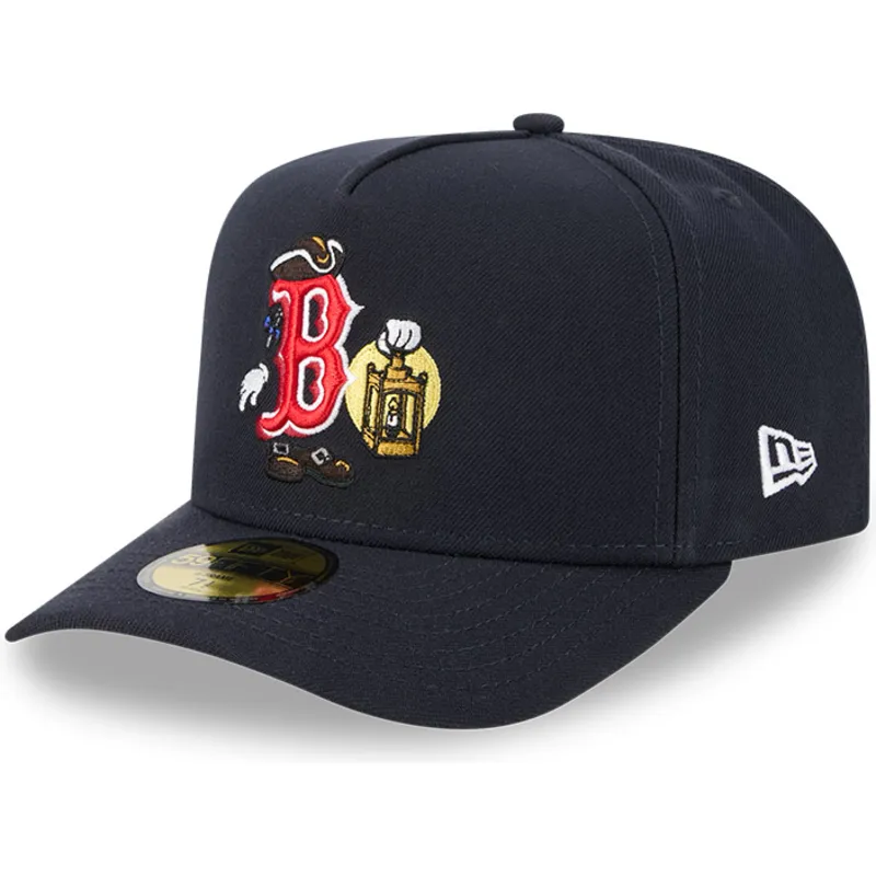 granatowa-zakrzywiona-czapka-dopasowana-59fifty-a-frame-cartoon-boston-red-sox-mlb-new-era granatowa-zakrzywiona-czapka-dopasowana-59fifty-a-frame-cartoon-boston-red-sox-mlb-new-era