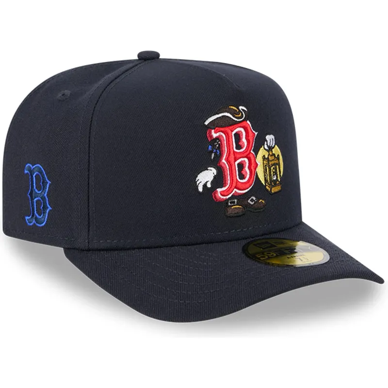 granatowa-zakrzywiona-czapka-dopasowana-59fifty-a-frame-cartoon-boston-red-sox-mlb-new-era granatowa-zakrzywiona-czapka-dopasowana-59fifty-a-frame-cartoon-boston-red-sox-mlb-new-era