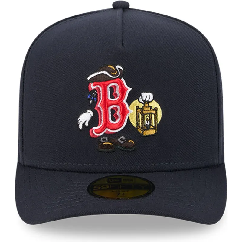 granatowa-zakrzywiona-czapka-dopasowana-59fifty-a-frame-cartoon-boston-red-sox-mlb-new-era granatowa-zakrzywiona-czapka-dopasowana-59fifty-a-frame-cartoon-boston-red-sox-mlb-new-era