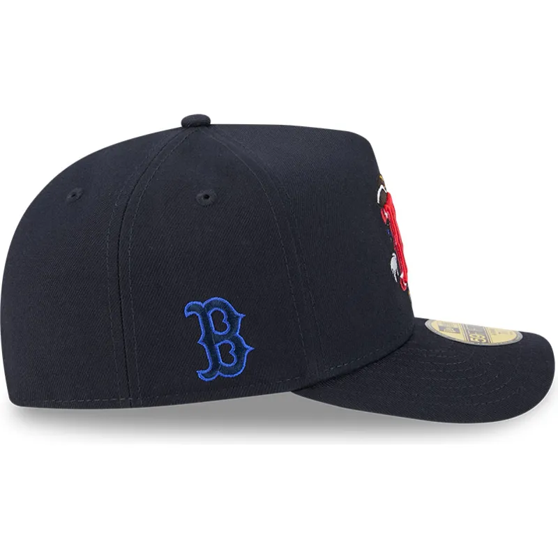 granatowa-zakrzywiona-czapka-dopasowana-59fifty-a-frame-cartoon-boston-red-sox-mlb-new-era granatowa-zakrzywiona-czapka-dopasowana-59fifty-a-frame-cartoon-boston-red-sox-mlb-new-era