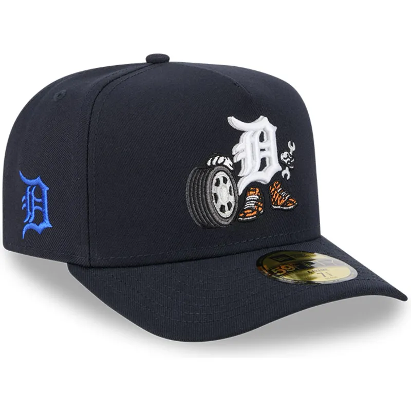 granatowa-zakrzywiona-czapka-dopasowana-59fifty-a-frame-cartoon-detroit-tigers-mlb-new-era