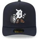 kepure-islenkta-tamsiai-melyna-priglundanti-59fifty-a-frame-cartoon-detroit-tigers-mlb-new-era