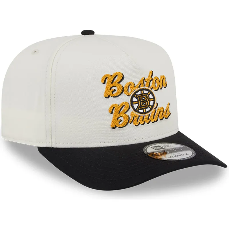 cap-islenkta-beige-snapback-9fifty-a-frame-chainstitch-boston-bruins-nhl-new-era