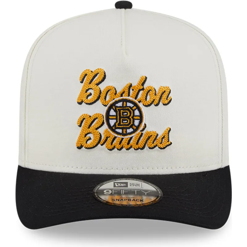 cap-islenkta-beige-snapback-9fifty-a-frame-chainstitch-boston-bruins-nhl-new-era