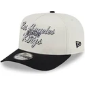 czapka-z-zakrzywionym-daszkiem-bezowo-czarna-snapback-9fifty-a-frame-chainstitch-los-angeles-kings-nhl-new-era