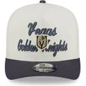 bezowo-szara-czapka-z-zakrzywionym-daszkiem-snapback-9fifty-a-frame-chainstitch-vegas-golden-knights-nhl-od-new-era