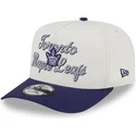 bezowo-fioletowa-czapka-z-zakrzywionym-daszkiem-snapback-9fifty-a-frame-chainstitch-toronto-maple-leafs-nhl-new-era