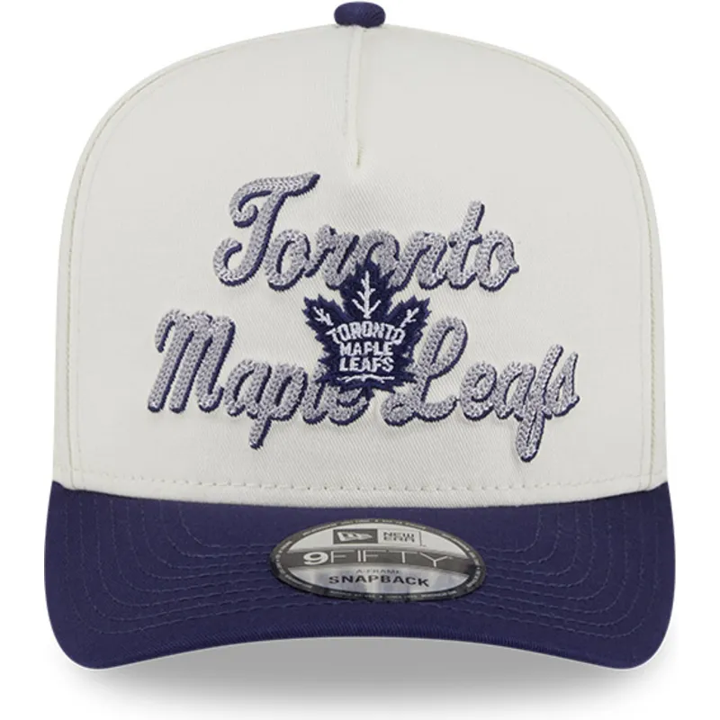 kepure-islenkta-smelio-snapback-9fifty-a-frame-chainstitch-toronto-maple-leafs-nhl-new-era