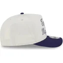 bezowo-fioletowa-czapka-z-zakrzywionym-daszkiem-snapback-9fifty-a-frame-chainstitch-toronto-maple-leafs-nhl-new-era