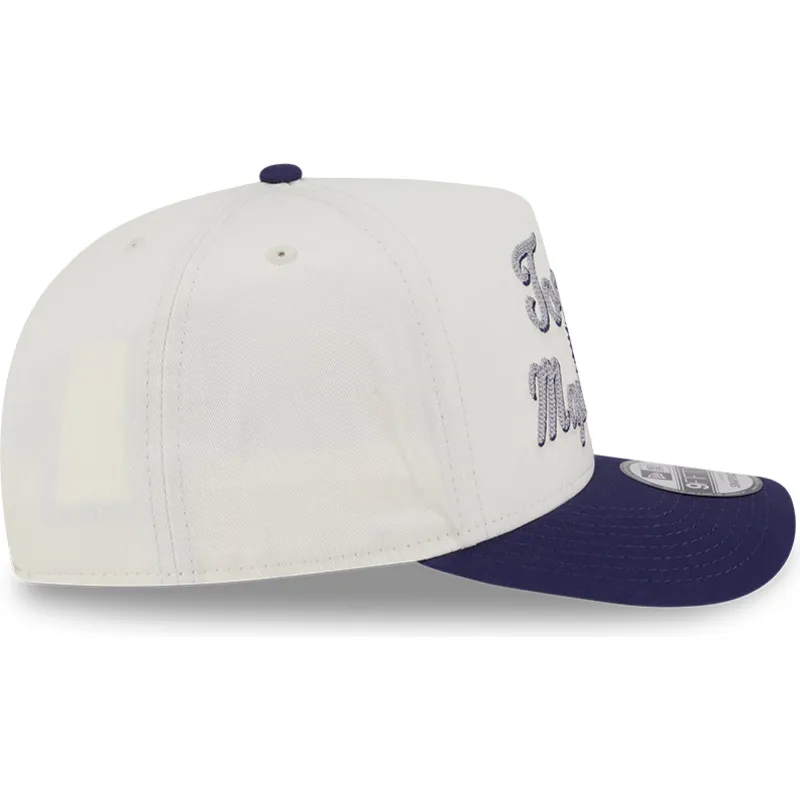 bezowo-fioletowa-czapka-z-zakrzywionym-daszkiem-snapback-9fifty-a-frame-chainstitch-toronto-maple-leafs-nhl-new-era