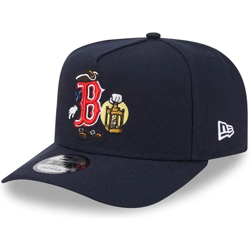 granatowa-czapka-z-zakrzywionym-daszkiem-snapback-9fifty-a-frame-cartoon-boston-red-sox-mlb-new-era