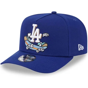 Snapback 9FIFTY A Frame Cartoon Los Angeles Dodgers MLB marki New Era z niebieskim zakrzywionym daszkiem