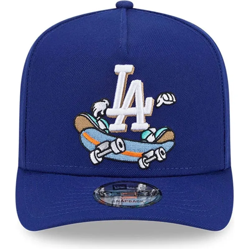 kepure-islenkta-melyna-snapback-9fifty-a-frame-cartoon-los-angeles-dodgers-mlb-new-era