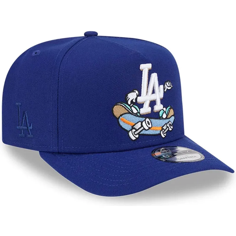 kepure-islenkta-melyna-snapback-9fifty-a-frame-cartoon-los-angeles-dodgers-mlb-new-era