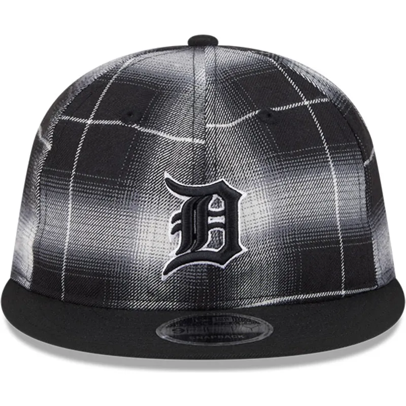kepure-plokscia-juoda-snapback-9fifty-retro-crown-plaid-detroit-tigers-mlb-new-era