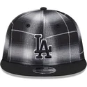 gorra-plana-negra-snapback-9fifty-retro-crown-plaid-de-los-angeles-dodgers-mlb-de-new-era